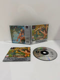 Disney Tarzan Platinum Edition PS1 game case with manual and disc, very good condition.