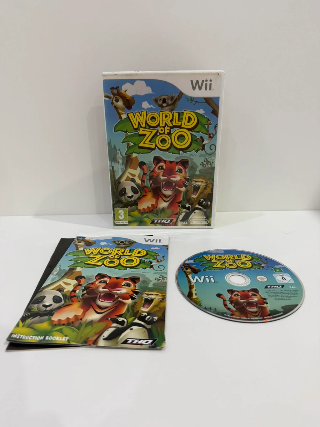World Of Zoo Nintendo Wii game complete with manual and case, very good condition.