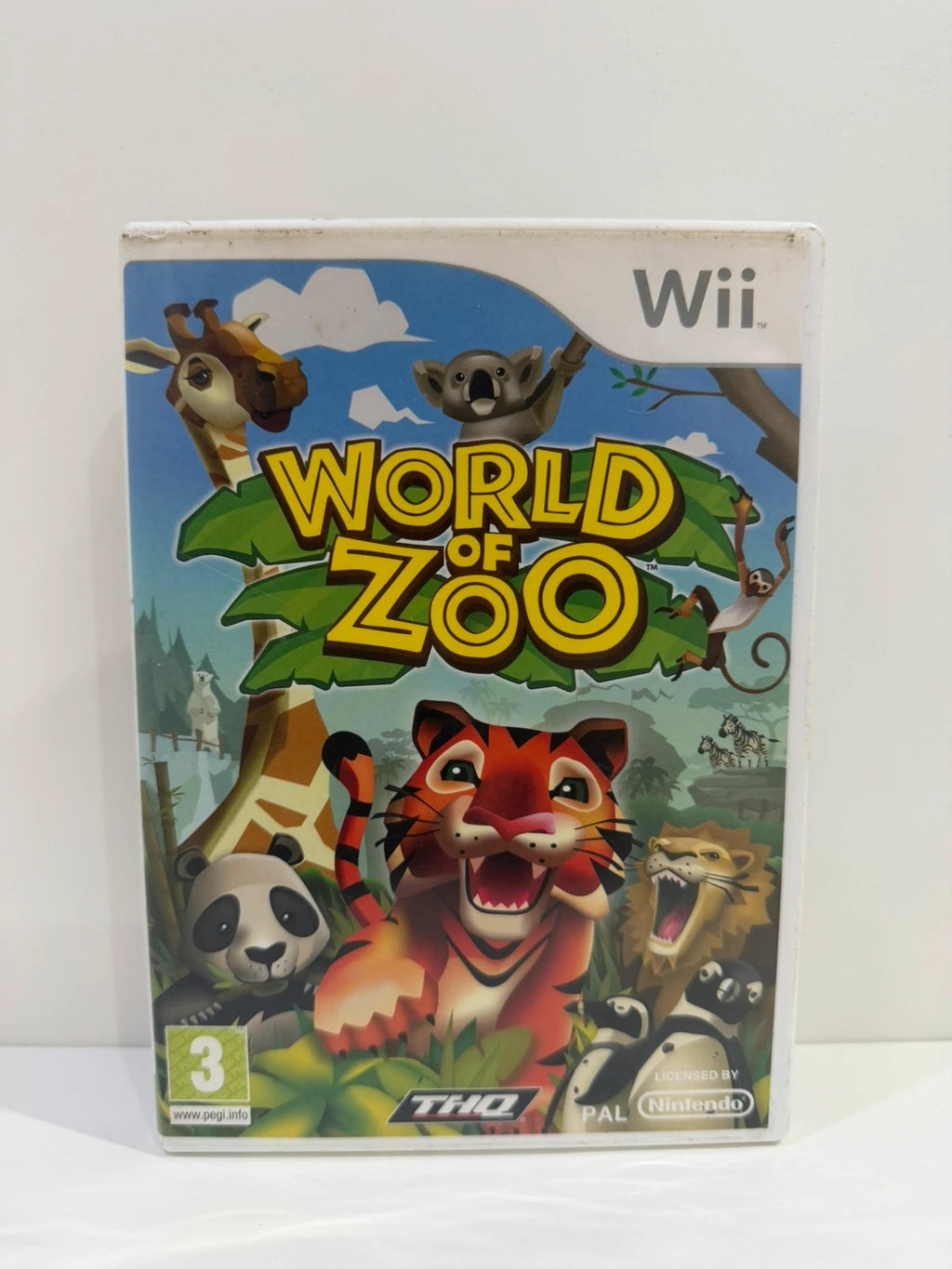 World Of Zoo Nintendo Wii game complete with manual and case, very good condition.
