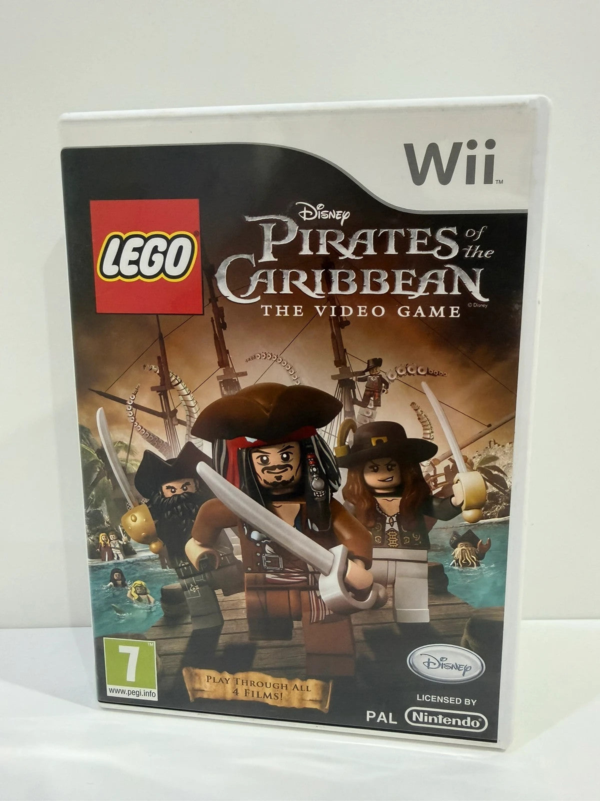 LEGO Pirates of the Caribbean video game for Nintendo Wii, complete with manual and case.