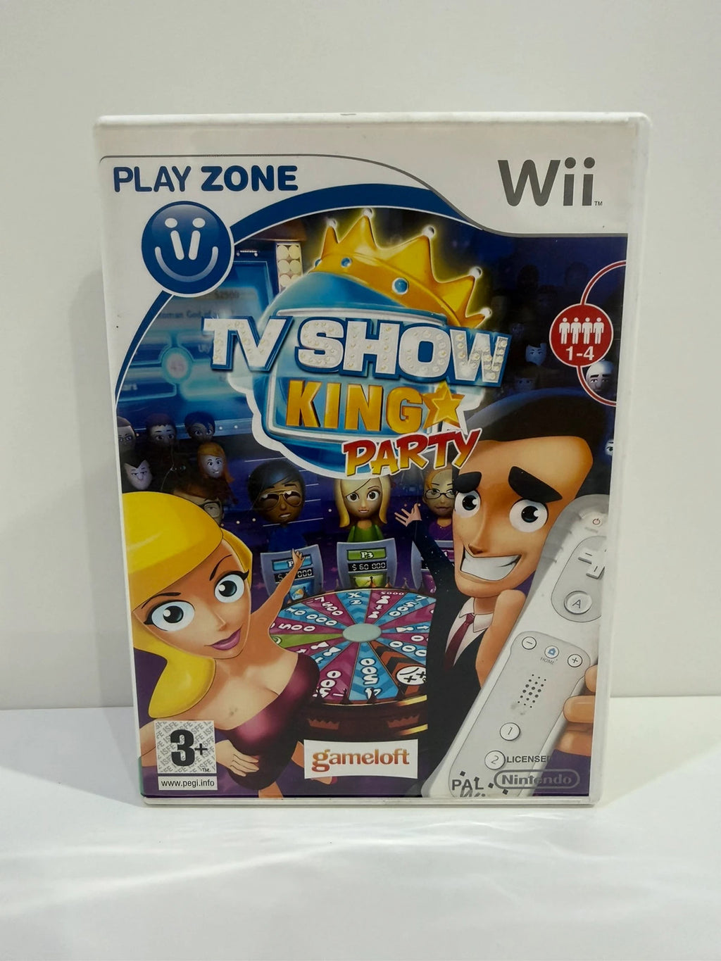 TV Show King Party Nintendo Wii game complete with manual and case, very good condition.