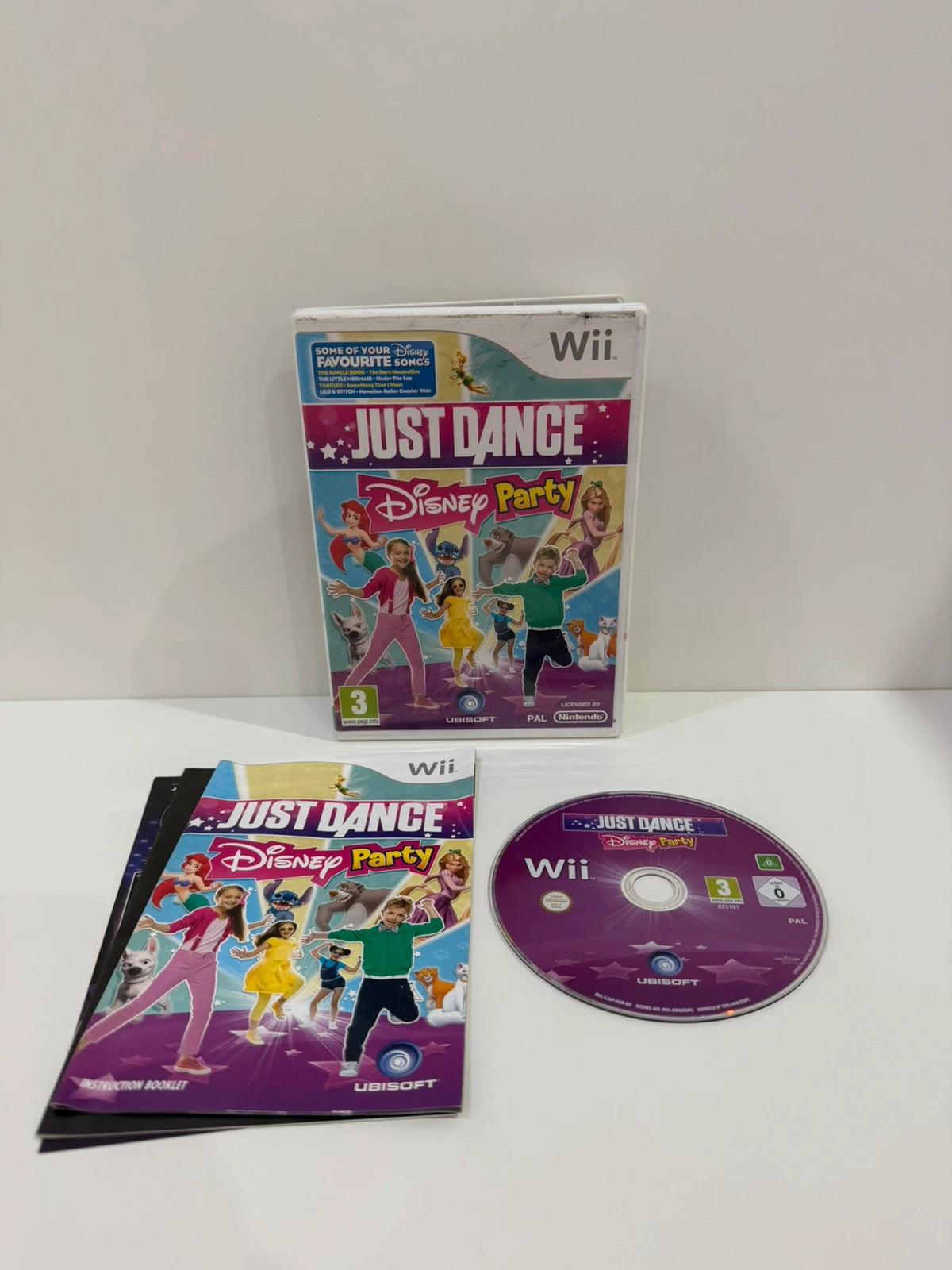 Just Dance Disney Party video game for Nintendo Wii with case and manual.