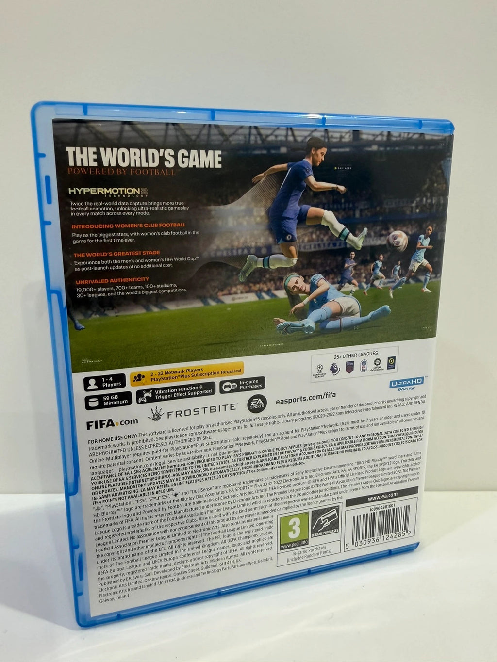 FIFA 23 video game for PlayStation 5 with disc and cover in very good condition.