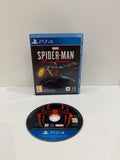 Marvel Spider-Man Miles Morales PS4 game disc with case and cover art.