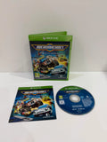 Micro Machines World Series Xbox One game case with disc and manual in very good condition.
