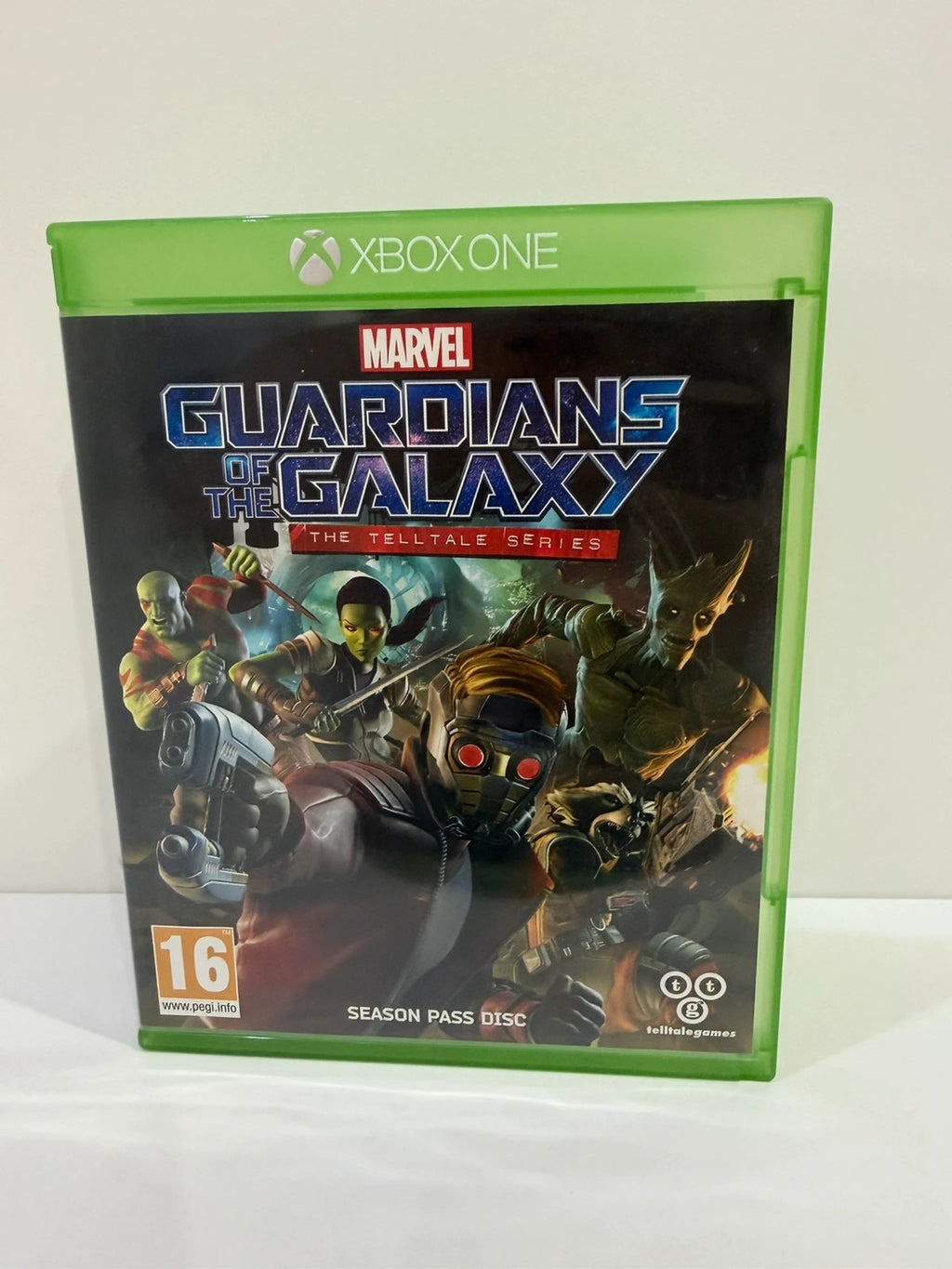 Marvel Guardians of the Galaxy Xbox One game disc and case, very good condition.