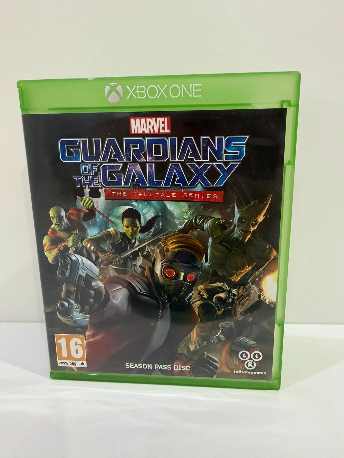 Marvel Guardians of the Galaxy Xbox One game disc and case, very good condition.