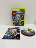 LEGO Marvel Avengers video game for Xbox 360, complete with case, disc, and manual.