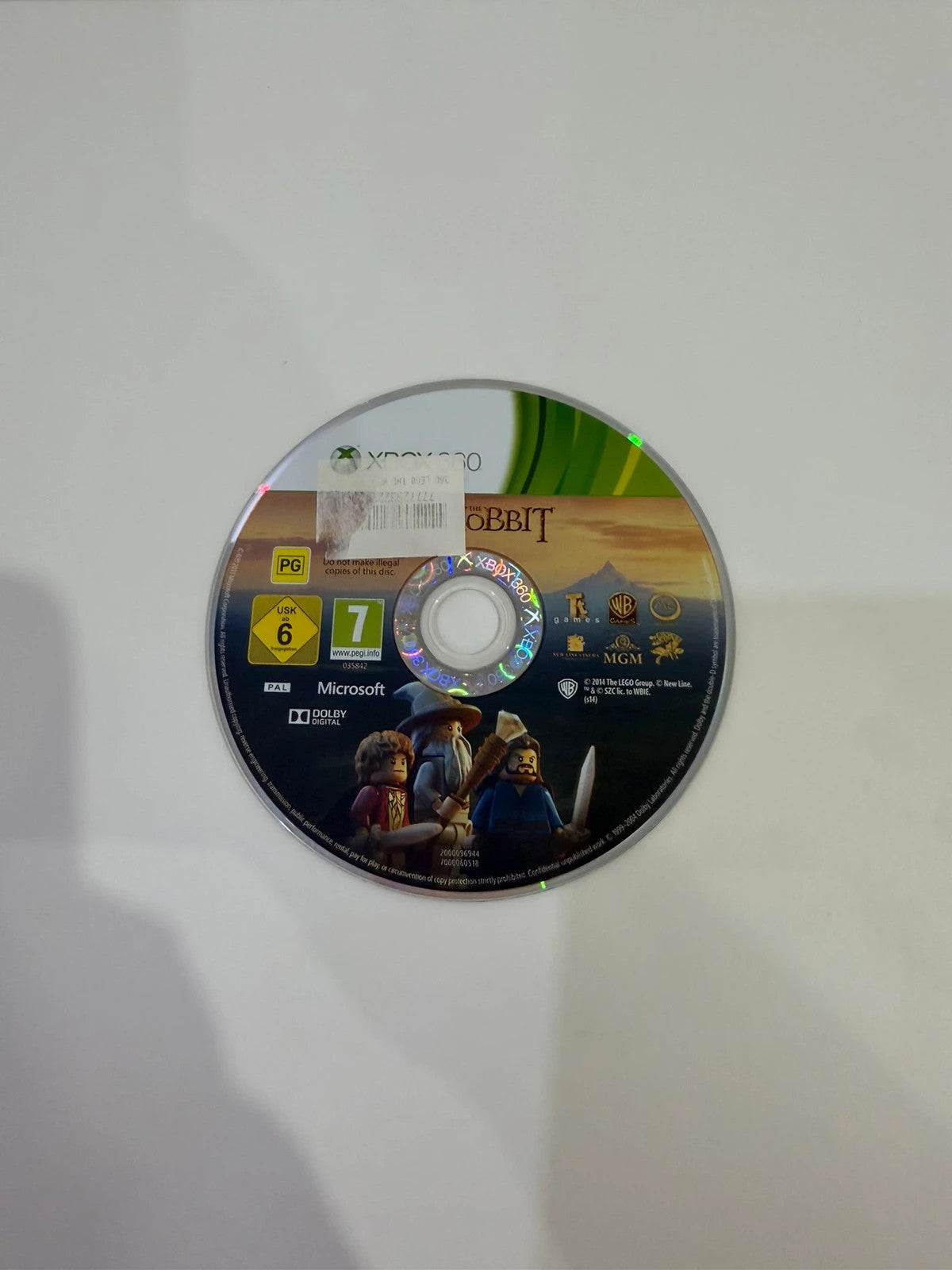Lego The Hobbit Xbox 360 game complete with manual and case in very good condition.