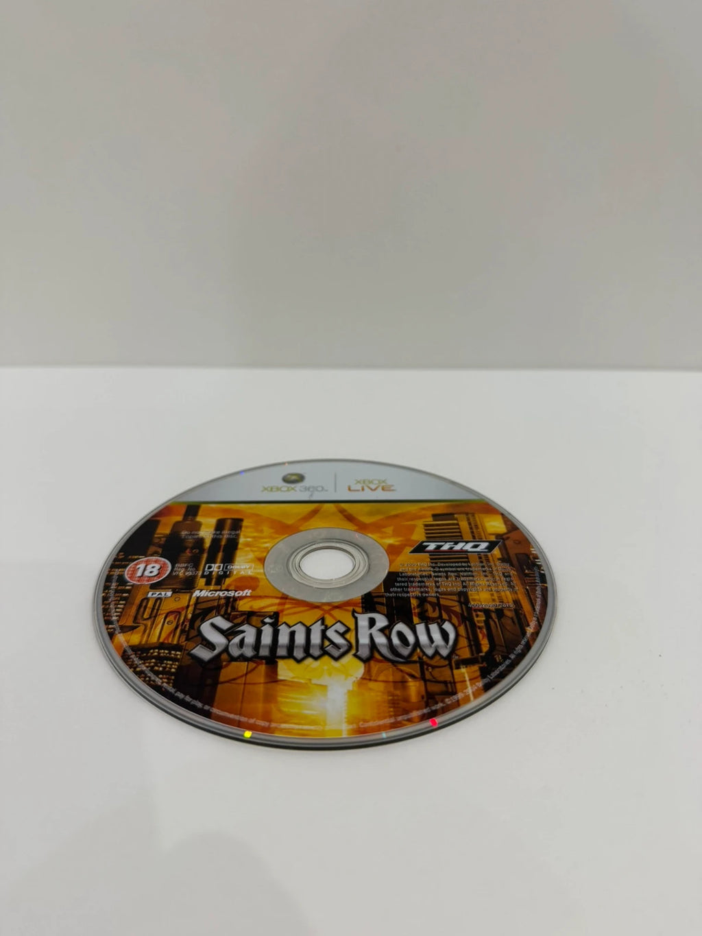 Saints Row Xbox 360 game disc, very good condition with light signs of use.