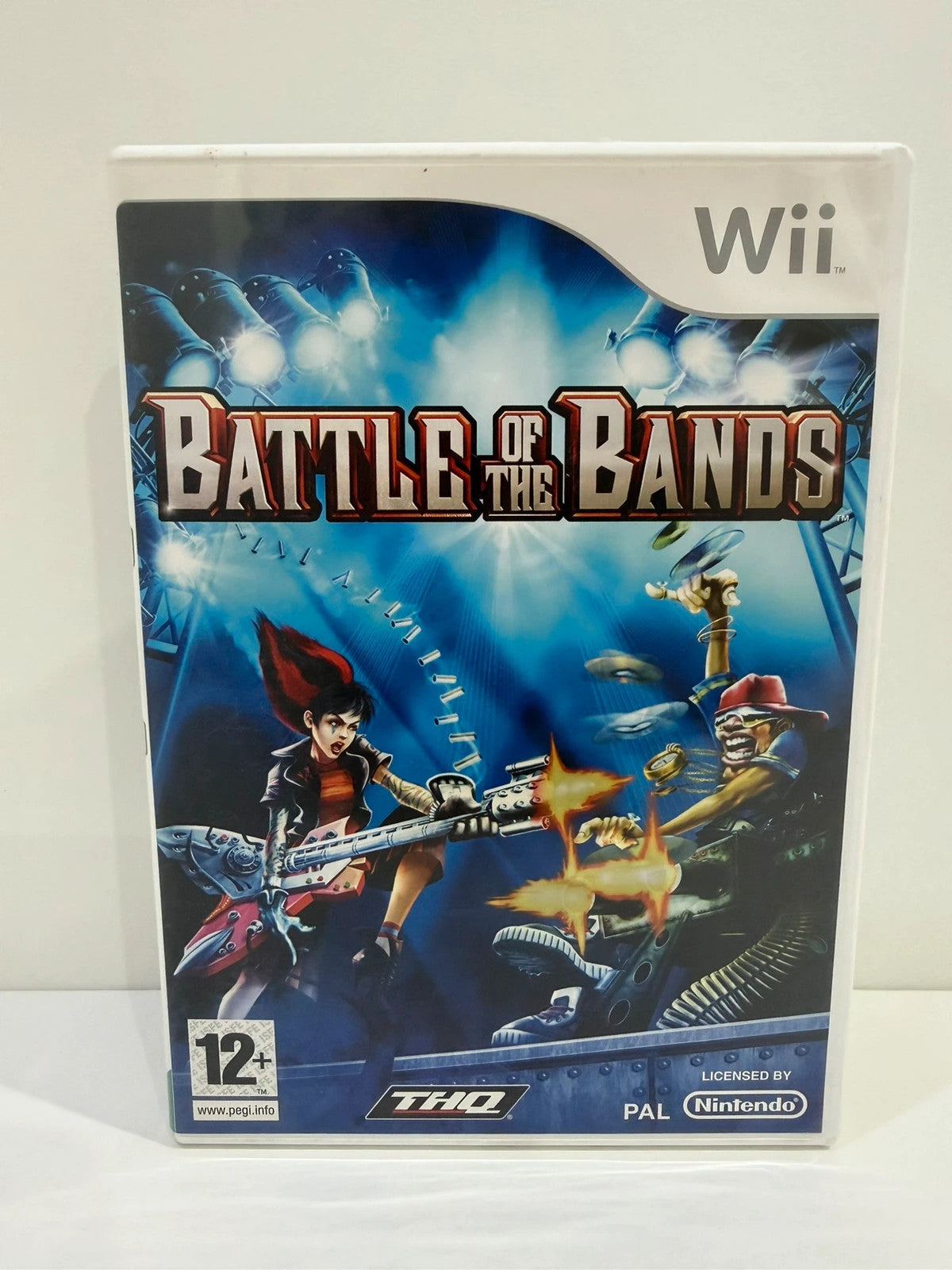Nintendo Wii Battle of the Bands game disc with manual and case in very good condition.