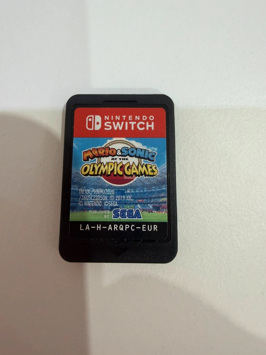 Nintendo Switch Mario & Sonic at the Olympic Games Tokyo 2020 cartridge, very good condition.