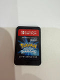 Pokémon Brilliant Diamond Nintendo Switch game cartridge with vibrant artwork and logo.