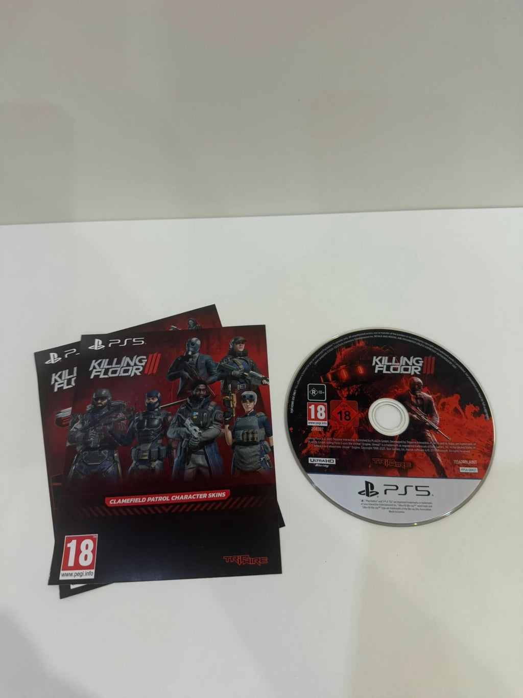 Killing Floor 3 PS5 game disc and case with vibrant cover art, no manual.
