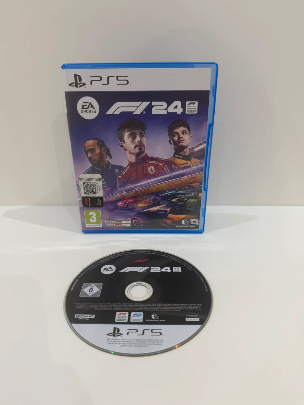 F1 24 PlayStation 5 game disc with case, very good condition, no manual included.