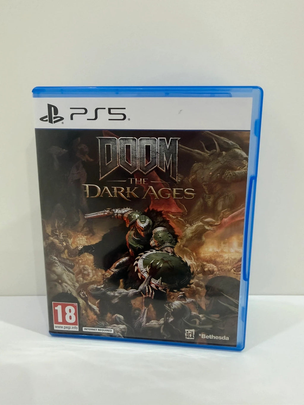 DOOM The Dark Ages PS5 game case with disc, no manual, very good condition.
