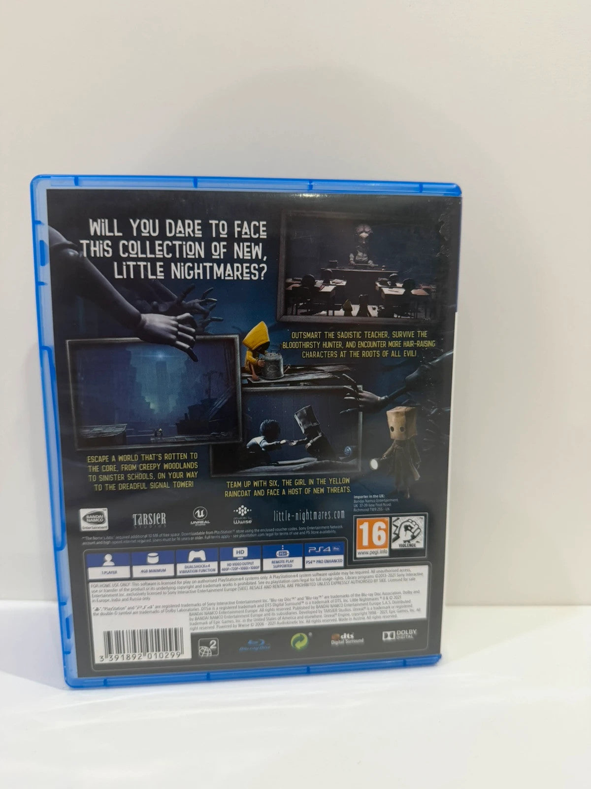 Little Nightmares II PS4 game disc and case in very good condition, no manual.
