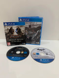 Batman Arkham Collection PS4 game case with cover art and two discs included.
