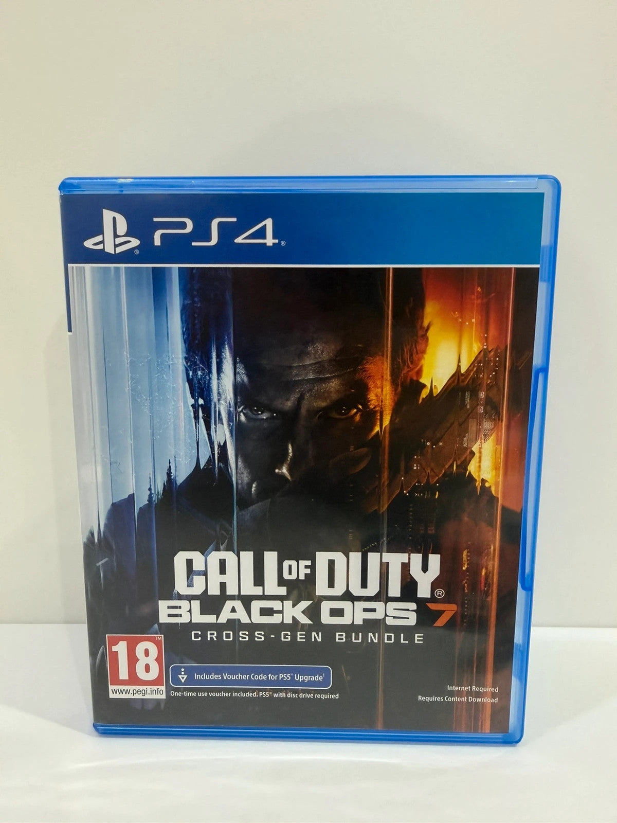 Call of Duty black PS4 game disc and case with cover art.