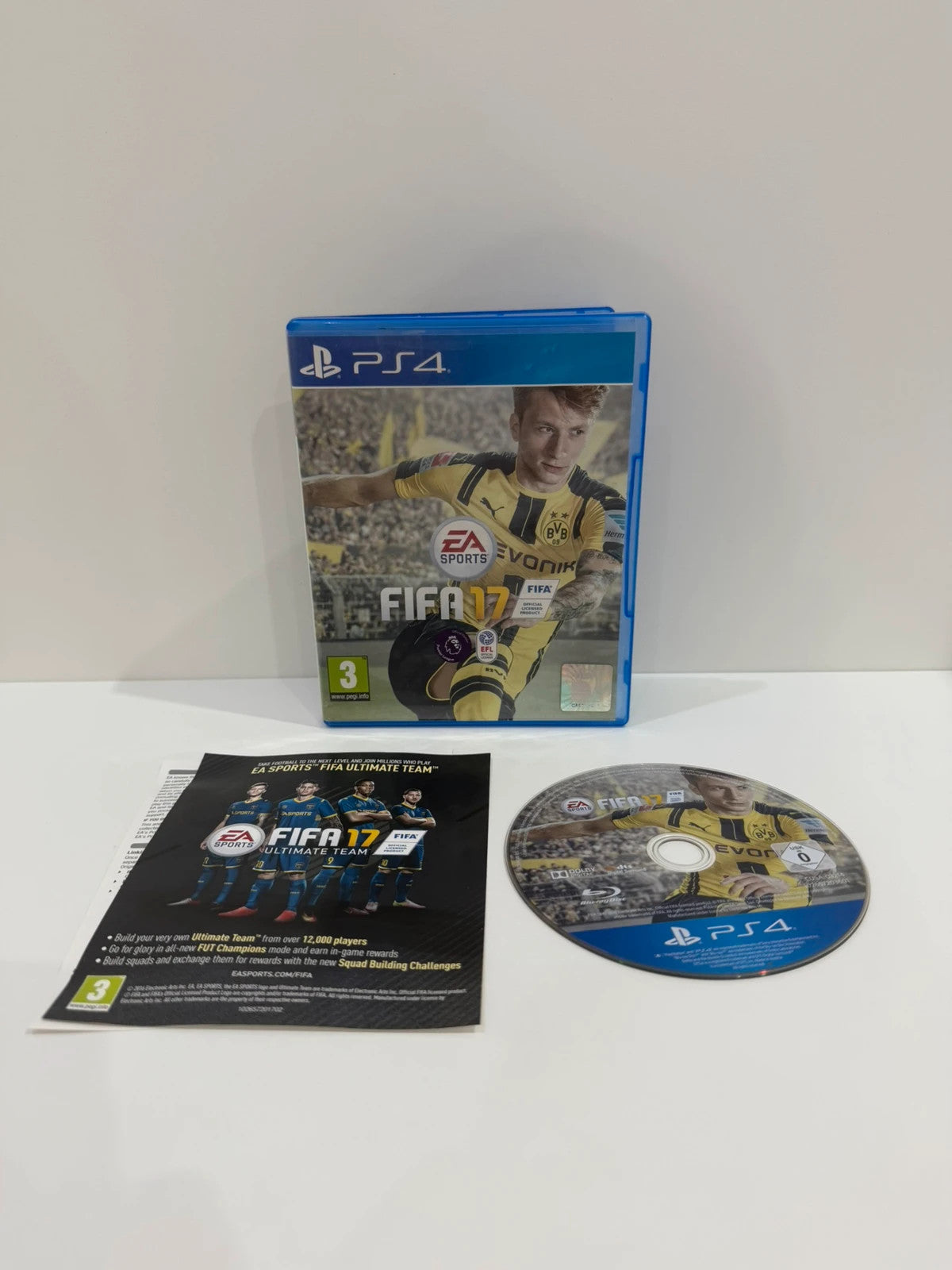 FIFA 17 video game for PlayStation 4 with case and disc in very good condition.