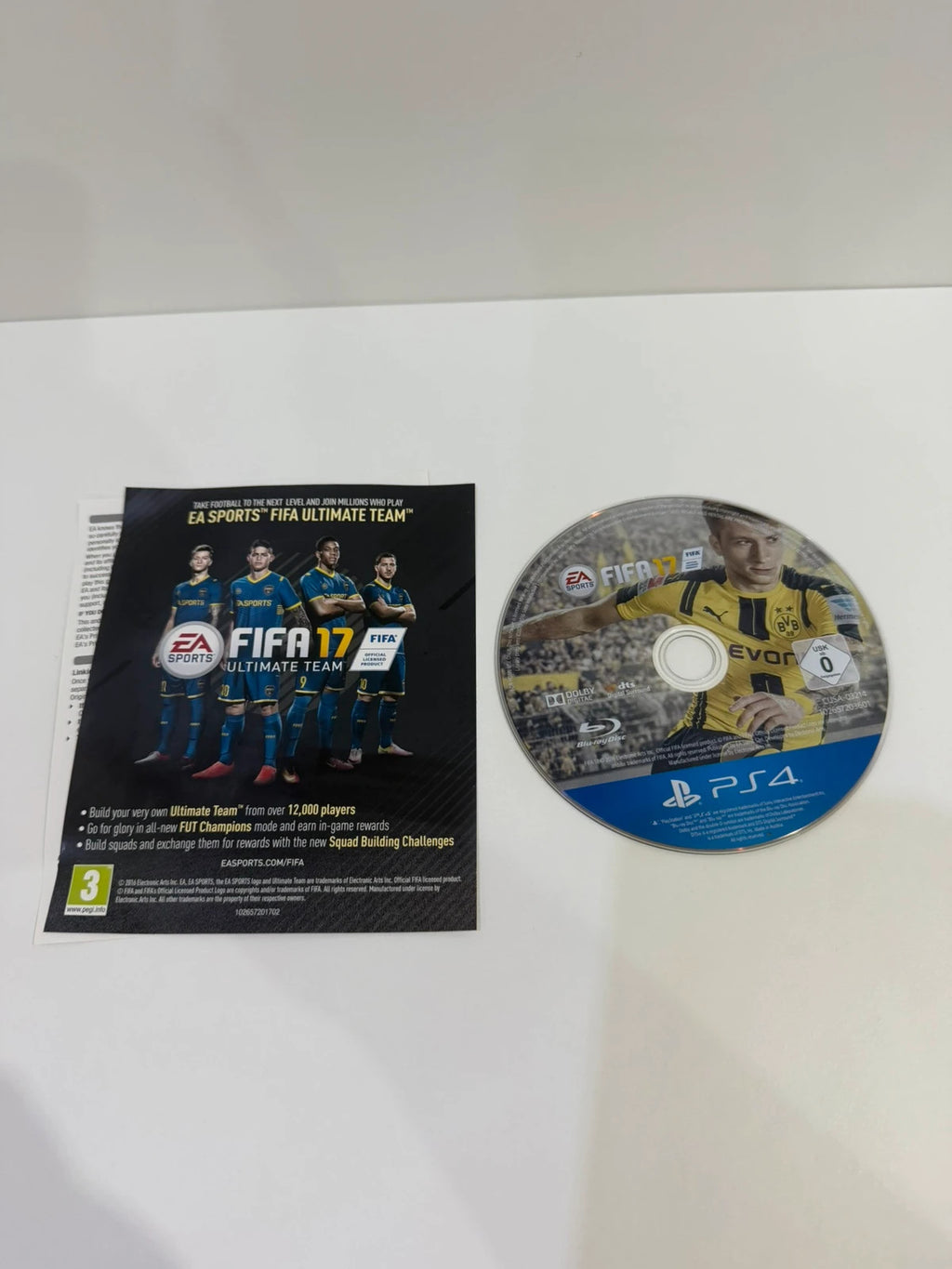 FIFA 17 video game for PlayStation 4 with case and disc in very good condition.