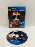 SuperHot VR PlayStation 4 game disc and case, very good condition, no manual.