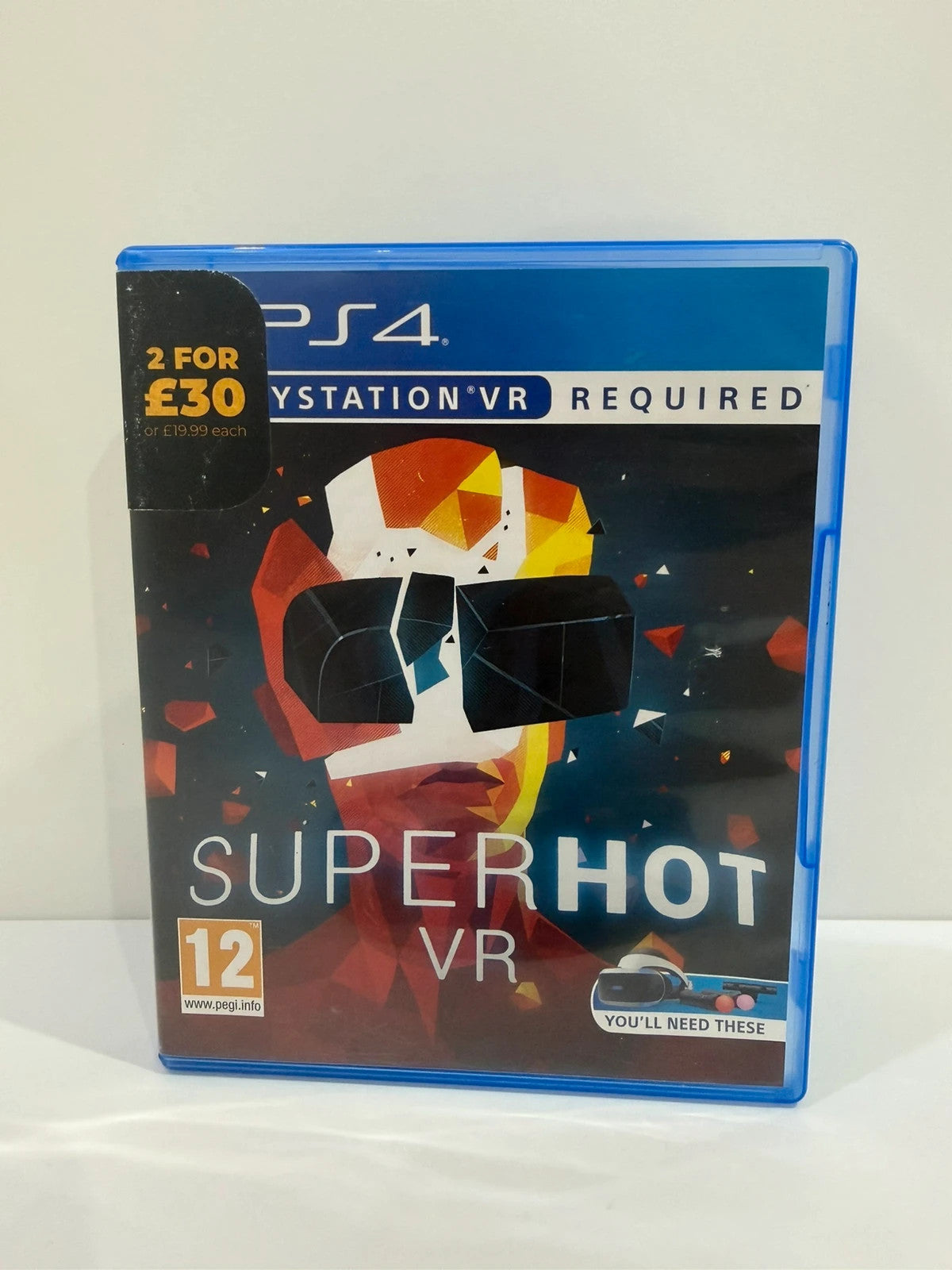 SuperHot VR PlayStation 4 game disc and case, very good condition, no manual.