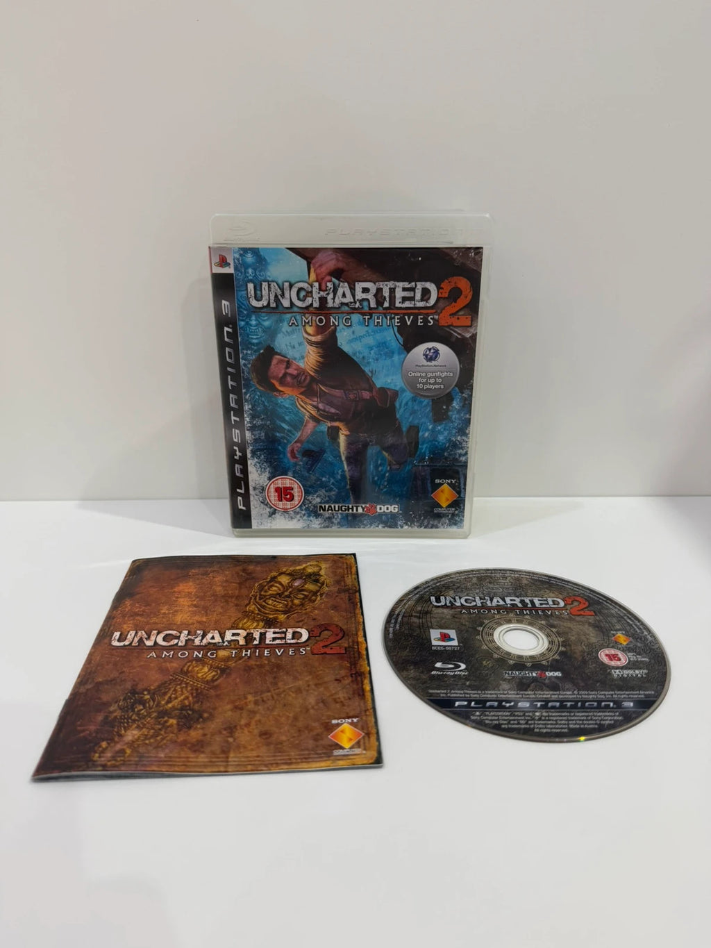 Uncharted 2 video game for PlayStation 3 with complete manual and case.