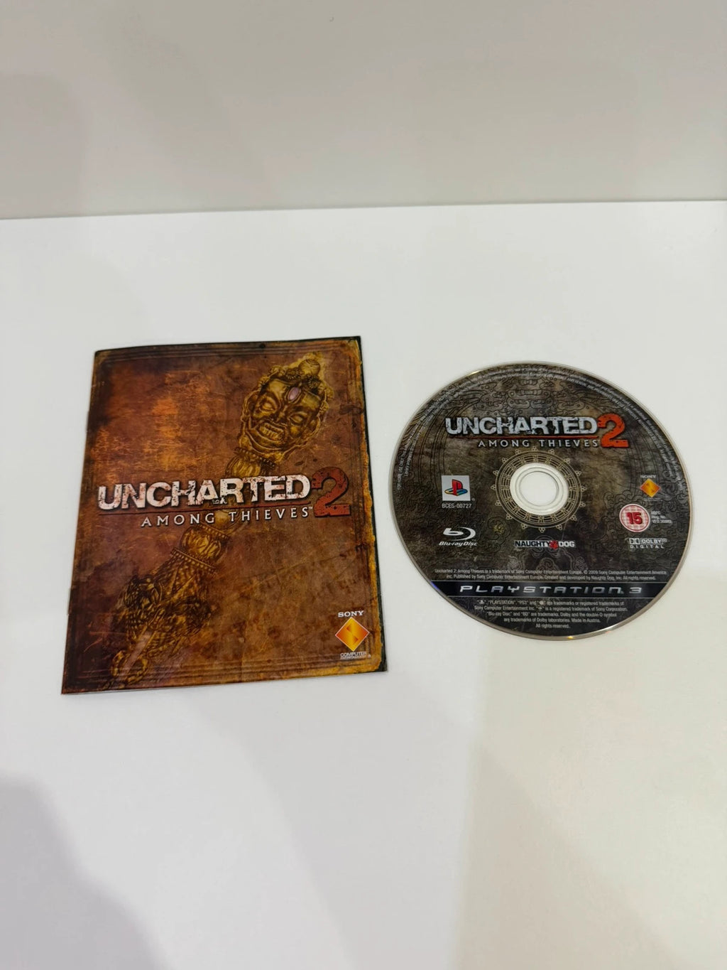 Uncharted 2 video game for PlayStation 3 with complete manual and case.