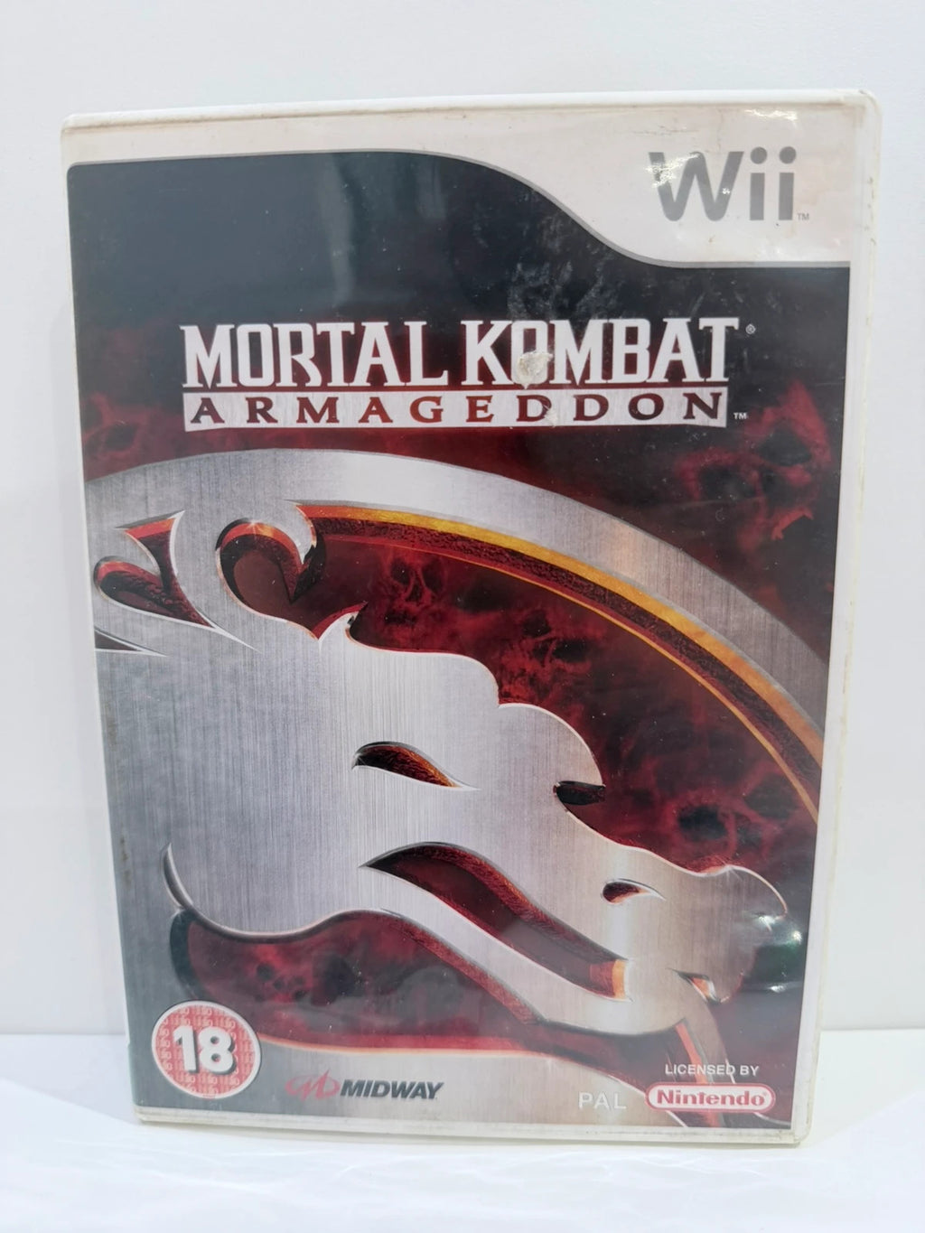 Mortal Kombat Armageddon Nintendo Wii game complete with manual and original case.