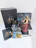 Two Worlds II Royal Edition Xbox 360 collector's statue with detailed artwork and packaging.