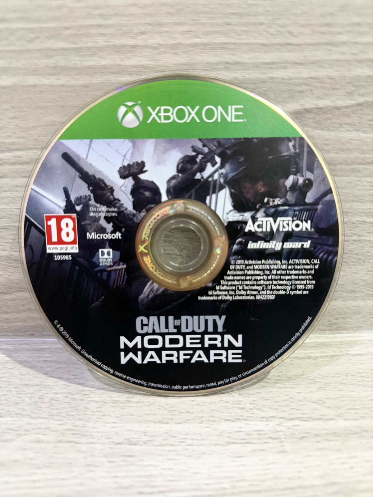 Call of Duty: Modern Warfare (2019) Microsoft Xbox One Disc Only PAL UK Tested