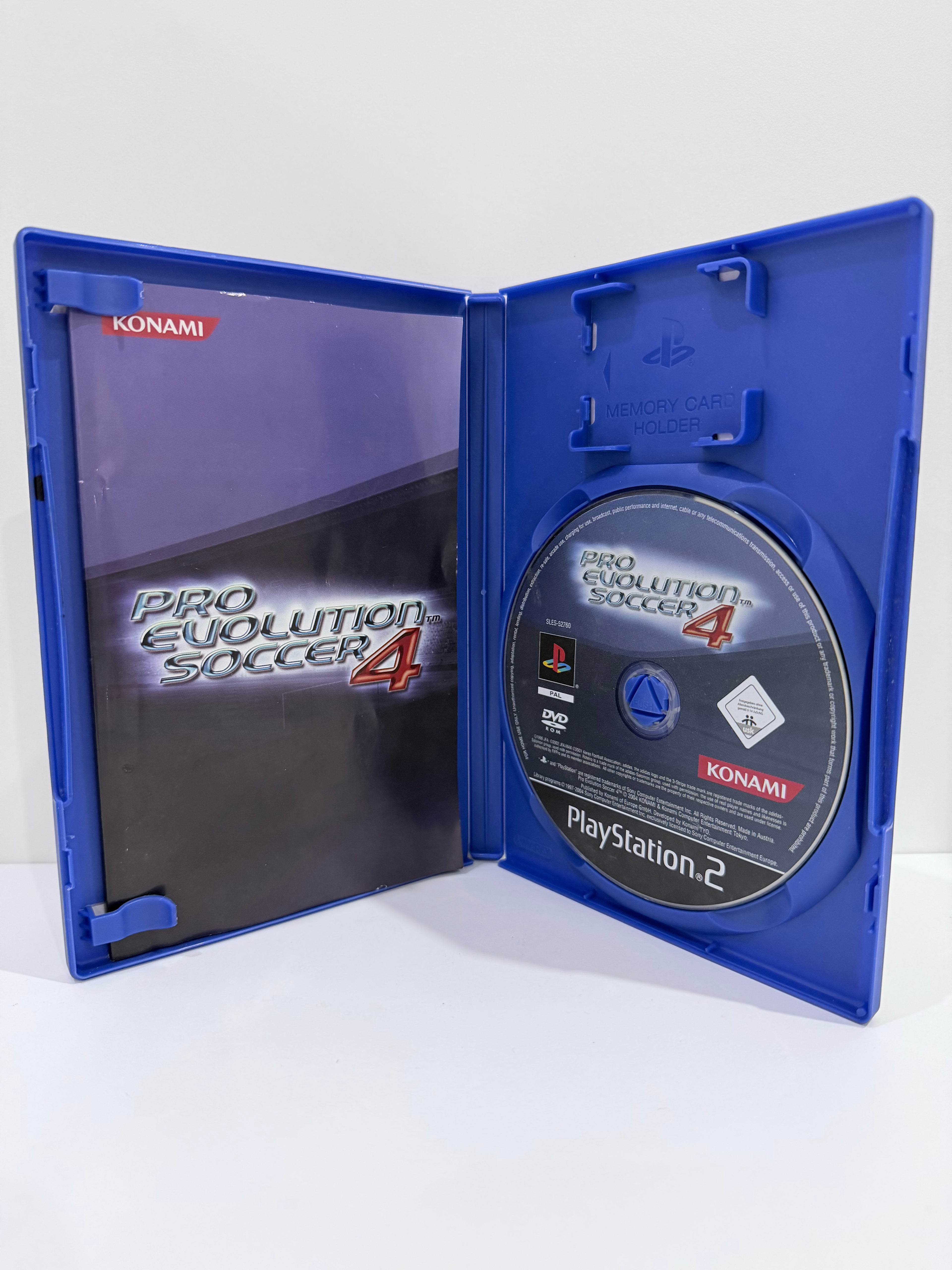 Pro Evolution Soccer 4 Sony PlayStation 2 Complete With Manual PAL UK Tested