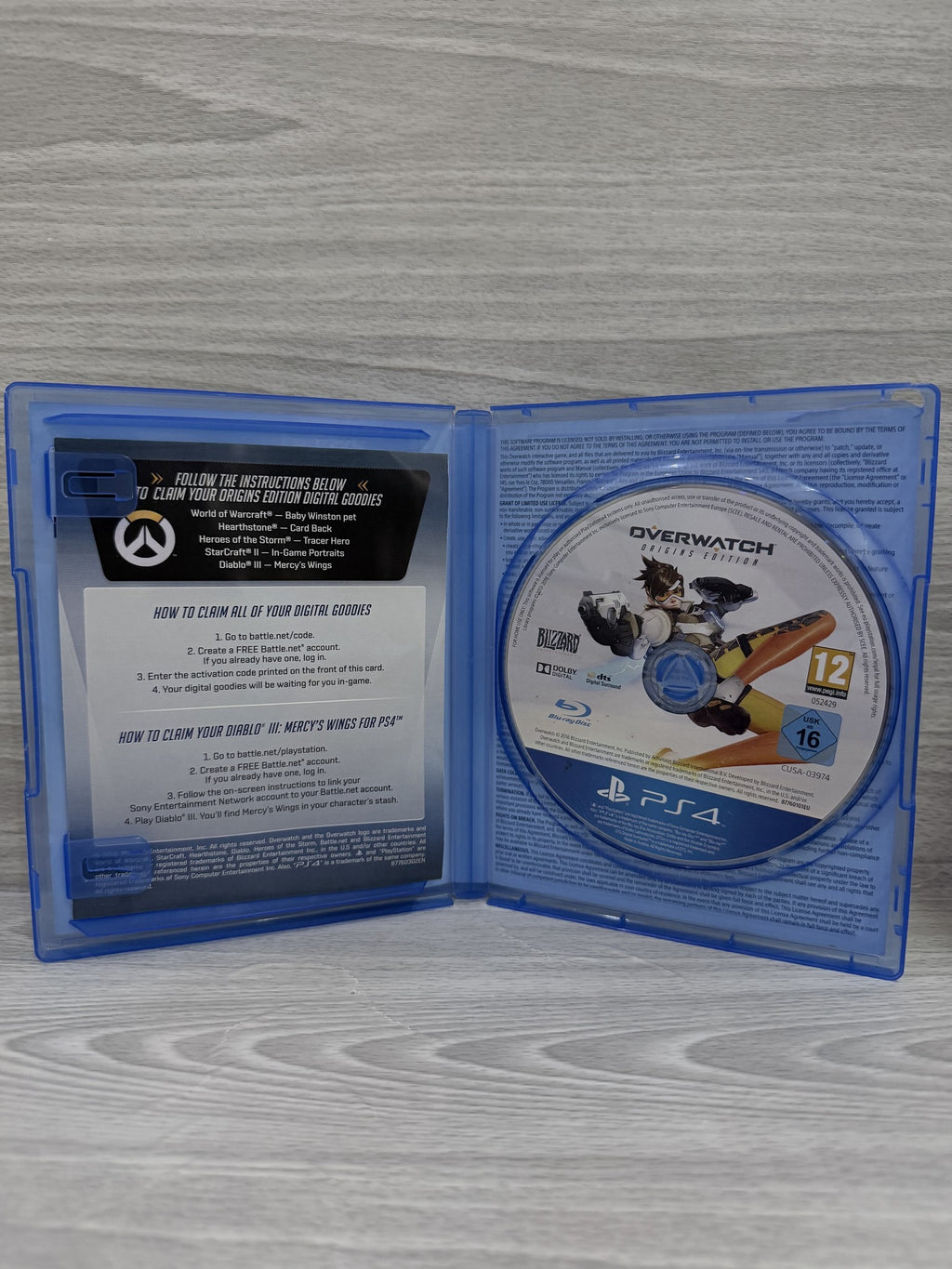 Overwatch Sony PlayStation 4 Boxed PAL UK Tested Working