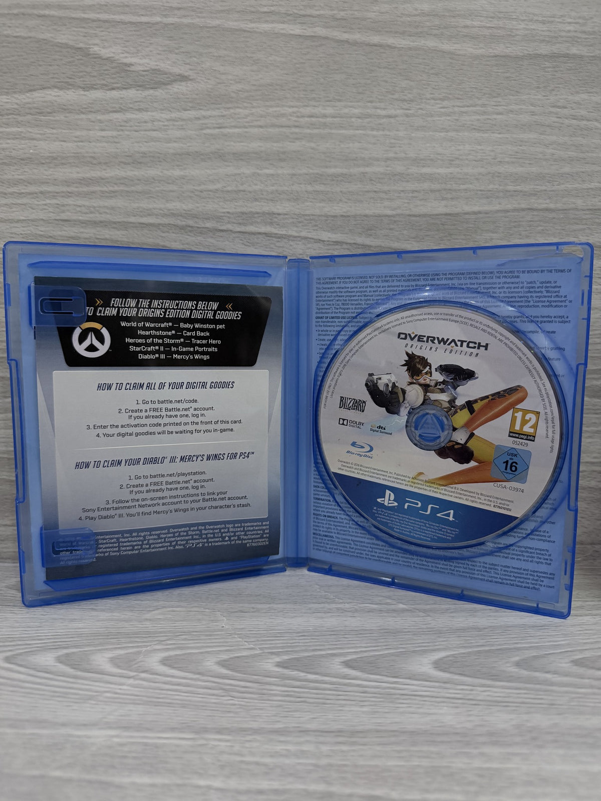 Overwatch Sony PlayStation 4 Boxed PAL UK Tested Working