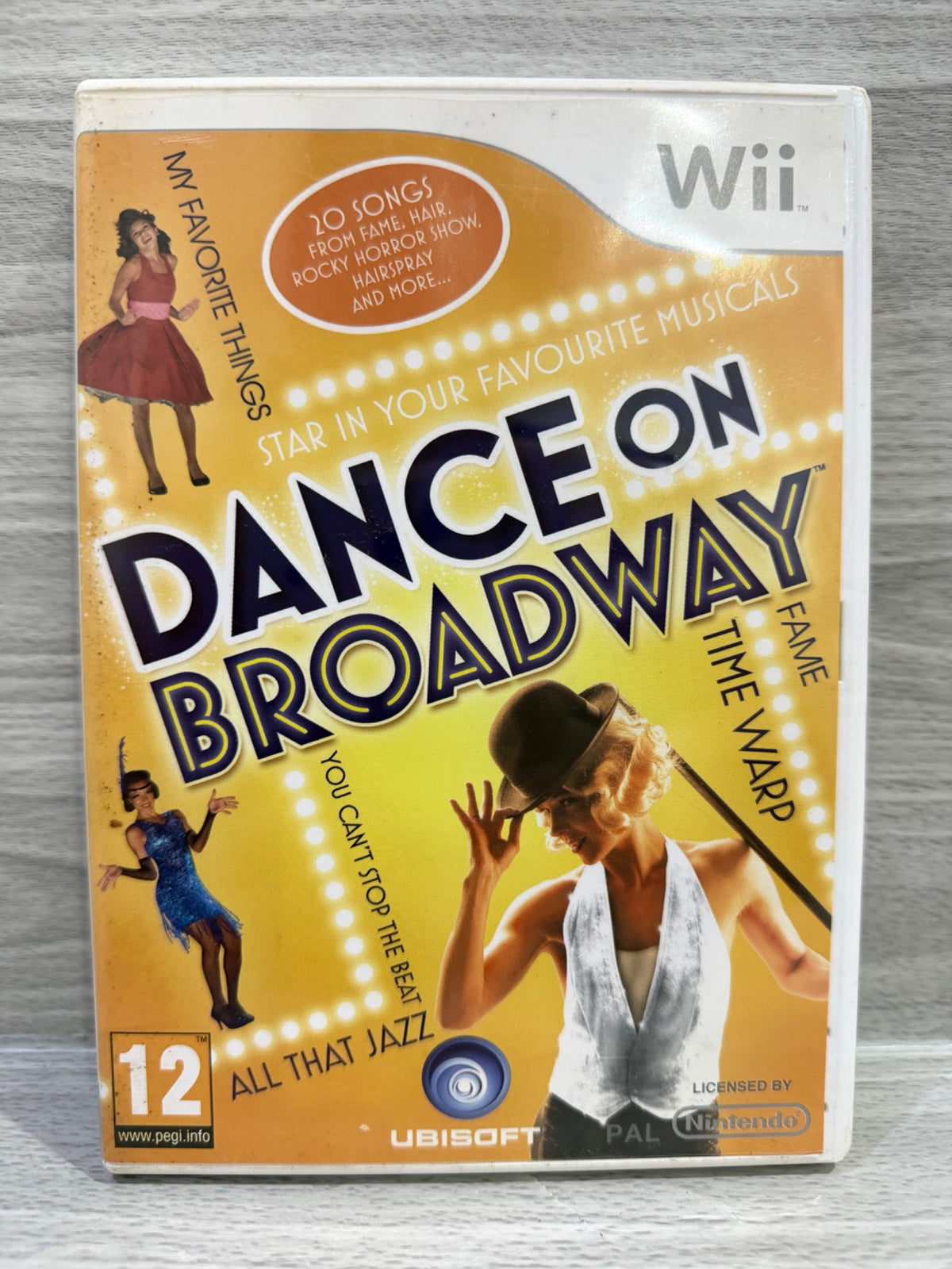 Dance on Broadway Nintendo Wii No Manual PAL UK Tested Working