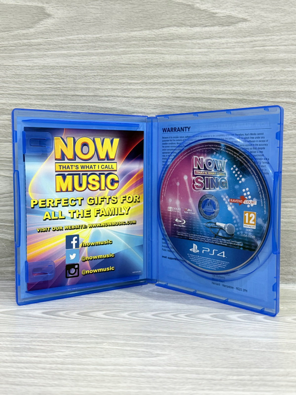 Now Thats What i Call Sing Sony PlayStation 4 Boxed PAL UK Tested Working