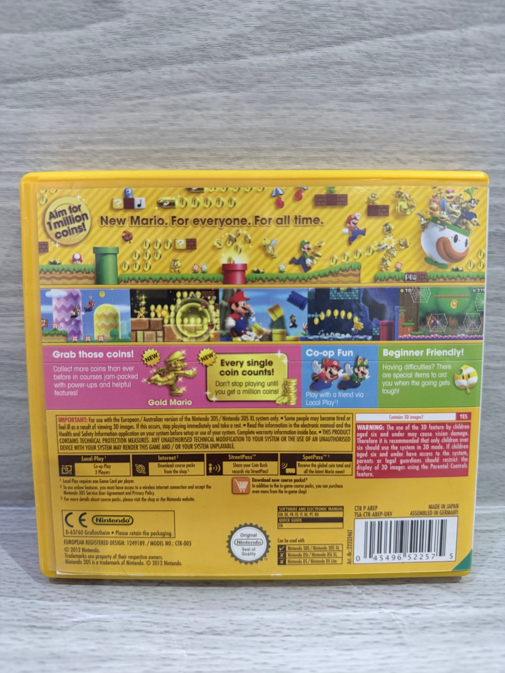 New Super Mario Bros. 2 Nintendo 3DS No Manual PAL UK Tested Working