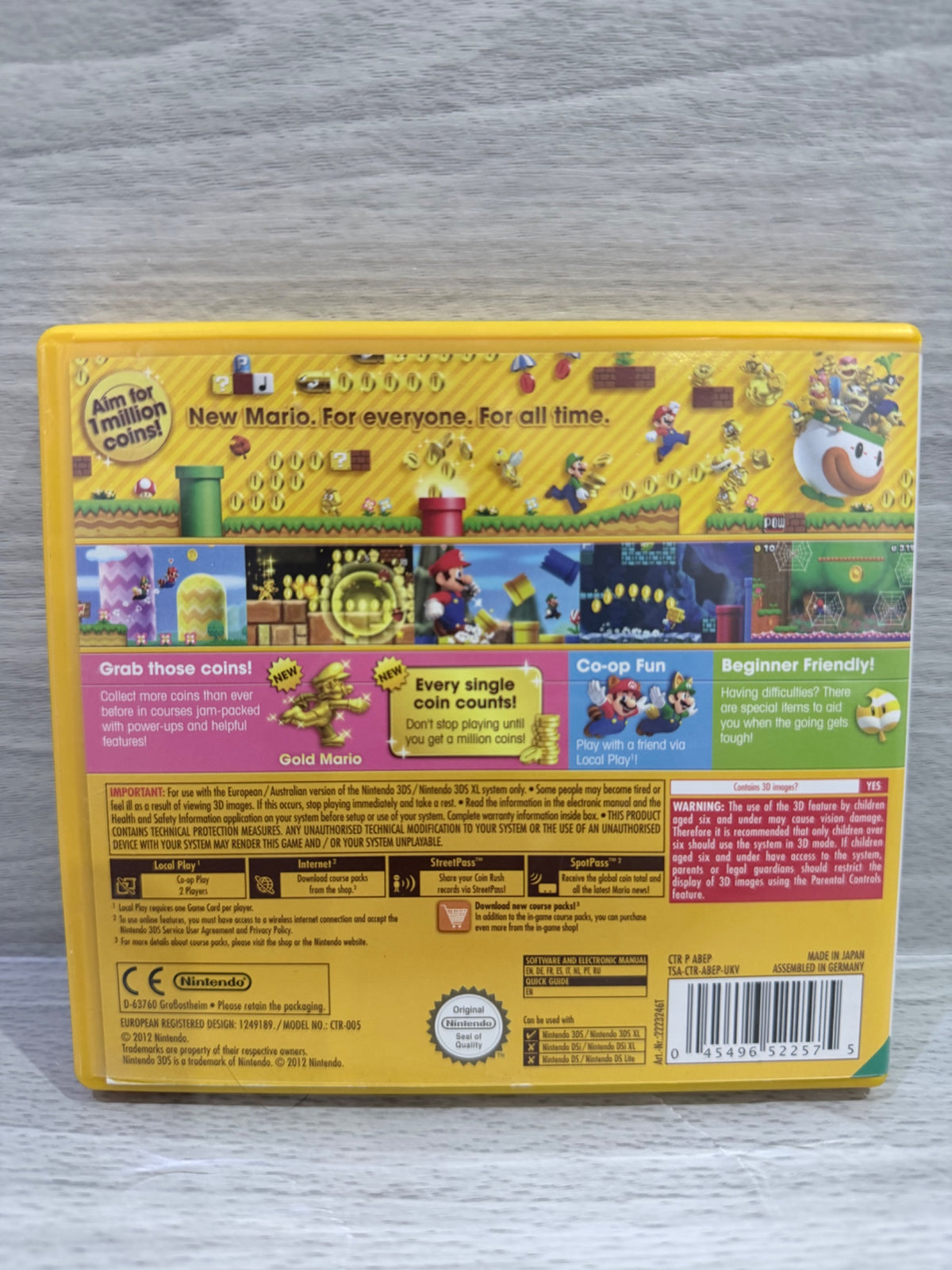 New Super Mario Bros. 2 Nintendo 3DS No Manual PAL UK Tested Working
