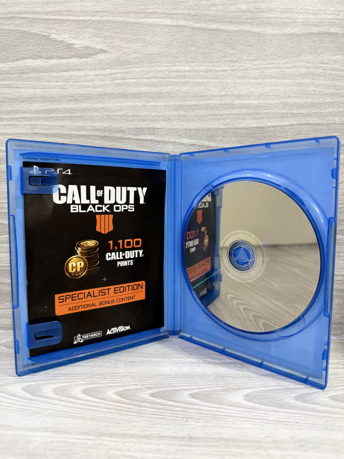 Call Of Duty: Black Ops 4 (No DLC) Sony PlayStation 4 Boxed PAL UK Tested