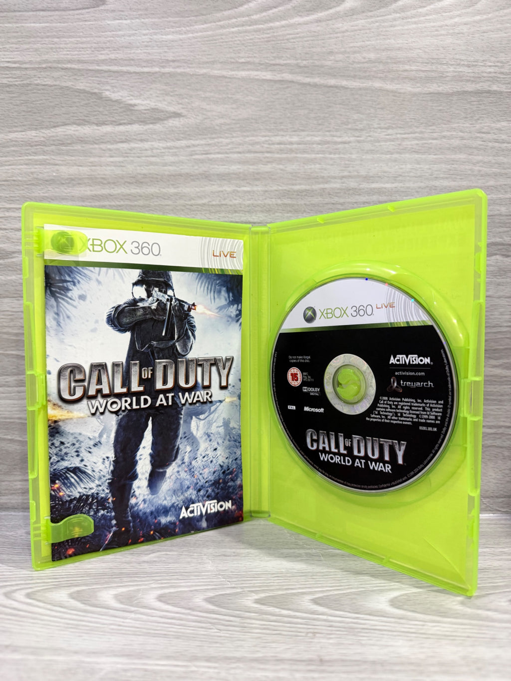 Call of Duty: World At War (15) Xbox 360 Complete With Manual PAL UK Tested