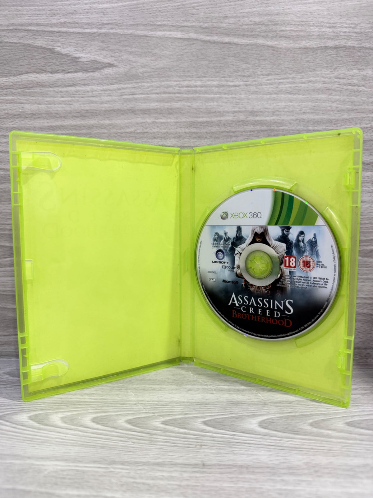 Assassins Creed Brotherhood Microsoft Xbox 360 No Manual PAL UK Tested Working