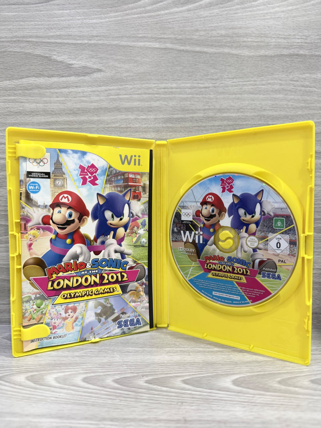 Mario & Sonic At The London 2012 Olympic Wii Complete With Manual PAL UK Tested
