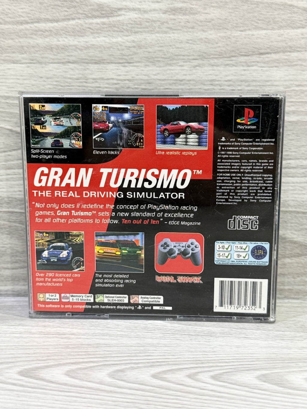Gran Turismo: The Real Driving Simulator PS1 Complete With Manual PAL UK Tested