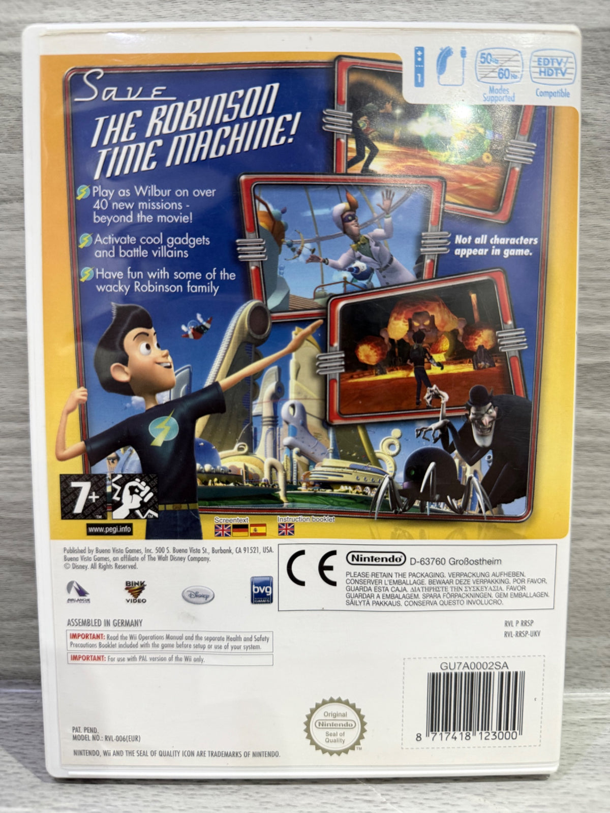 Meet The Robinsons (Disney) Nintendo Wii Complete With Manual PAL UK Tested