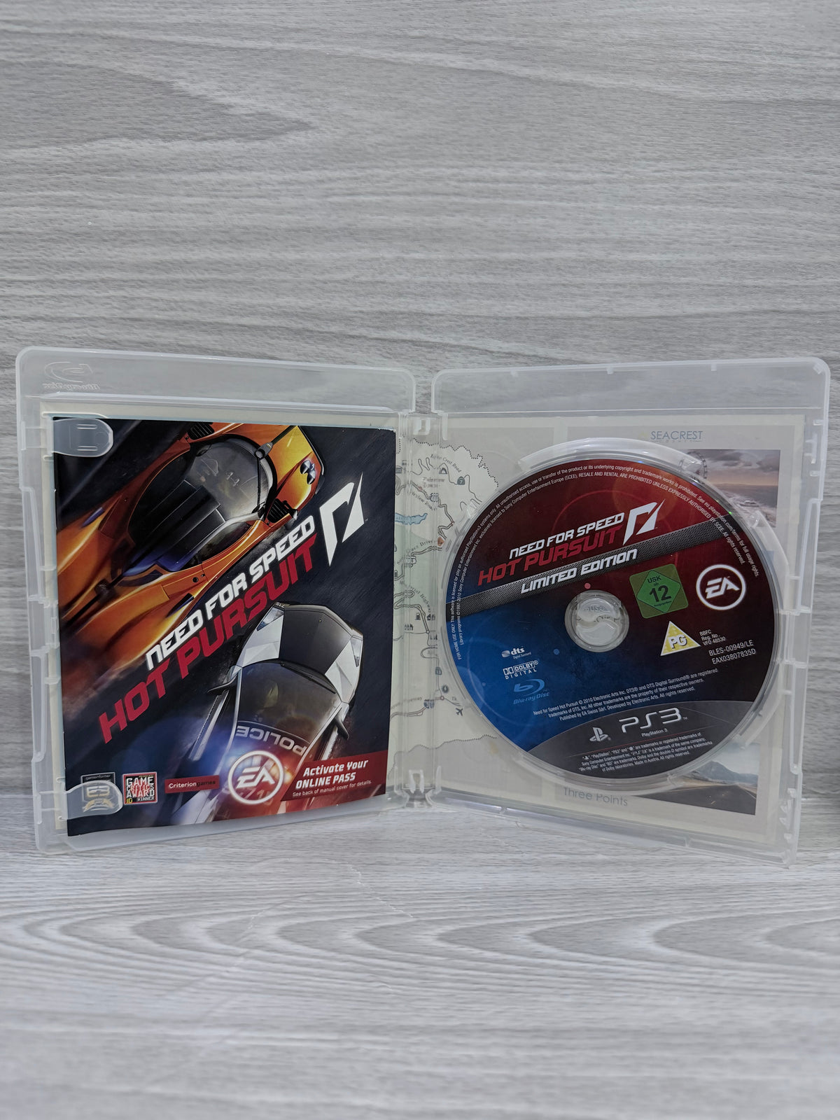 Need For Speed Hot Pursuit Sony PlayStation 3 Complete With Manual PAL UK Tested