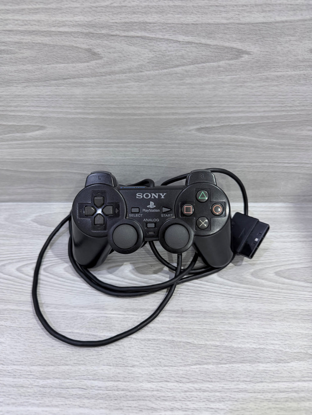 Sony PlayStation 2 Original Black Console Genuine Black Controller Tested