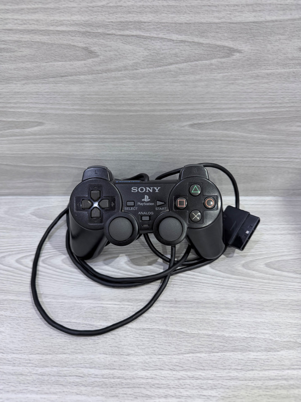 Sony PlayStation 2 Original Black Console Genuine Black Controller Tested