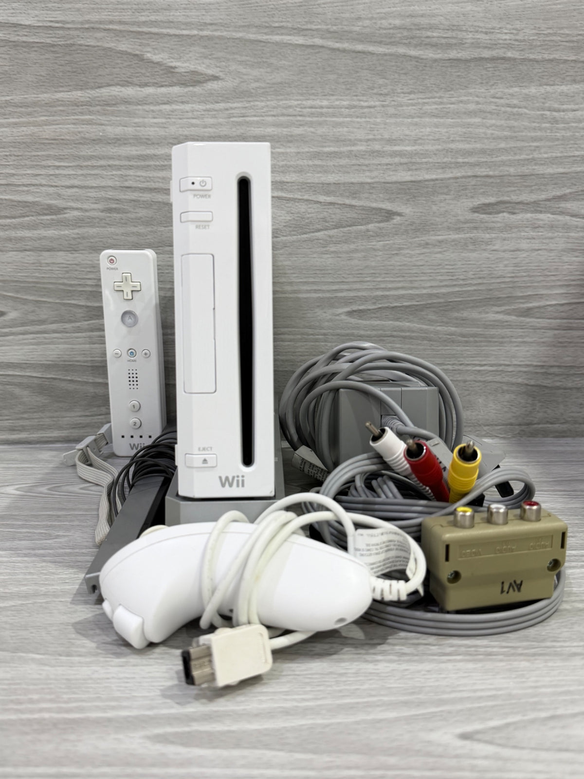 Nintendo Wii Original White Console Genuine White Controller Unboxed Tested