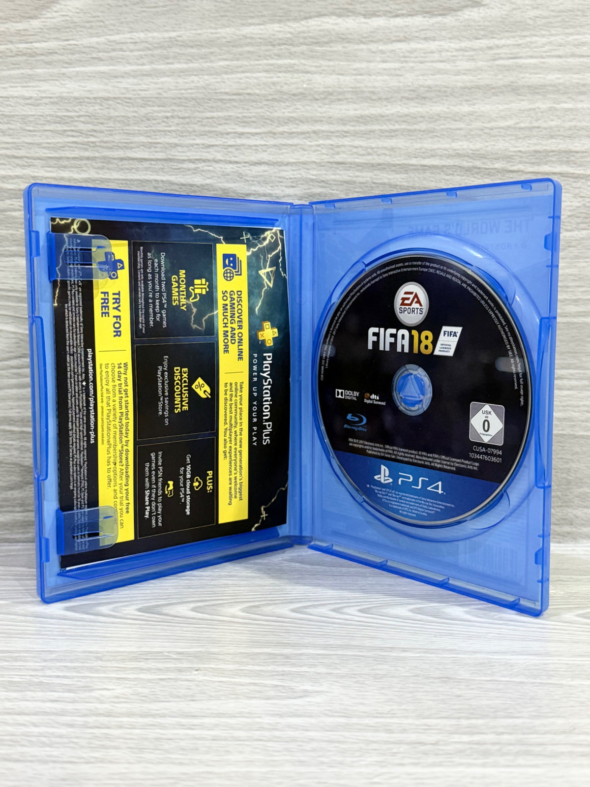 FIFA 18 Sony PlayStation 4 Boxed PAL UK Tested Working